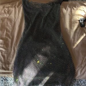 Elegant Black and Silver Women's Dress